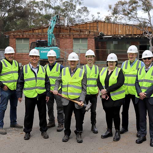 Work begins at Storey Park