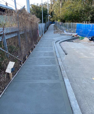 Beecroft updated footpath