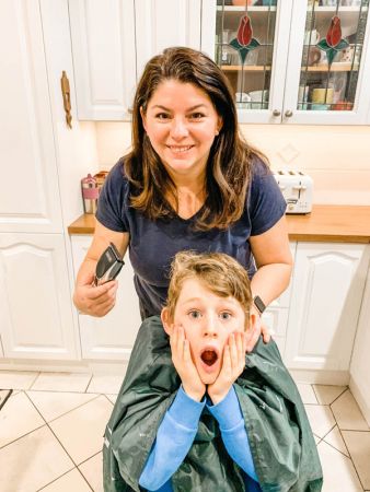 <p>Finalist - Adult</p> <p>Jennifer Jones</p> <p>Covid hair cut</p> <p>Having a go at my first ever 'home-salooning'. The face says it all?!</p>