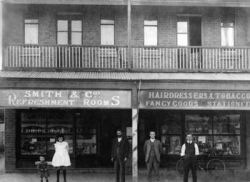 Bakery and Hairdresser, 1 Coronation Street early 1900s.
