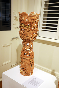 Digbabydig (2), Glenn Barley, reclaimed clay, ceramic, glass, lustre